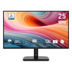 MSI PRO MP251L E2 25" IPS Full HD Monitor - 1920 x 1080, 120Hz, HDMI & VGA - Exceptional Clarity & Performance!